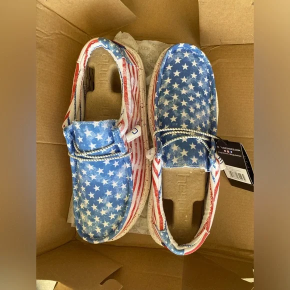 Hey Dude | Shoes | Hey Dude Wally Stars N Stripes Spangled  display picture 3